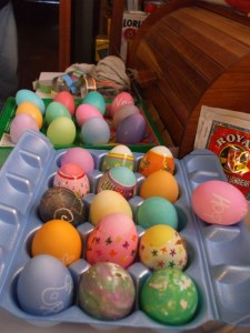 Colored Eggs Finished product