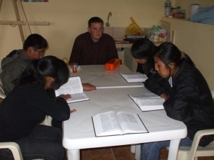 studying the resurrection with the youth